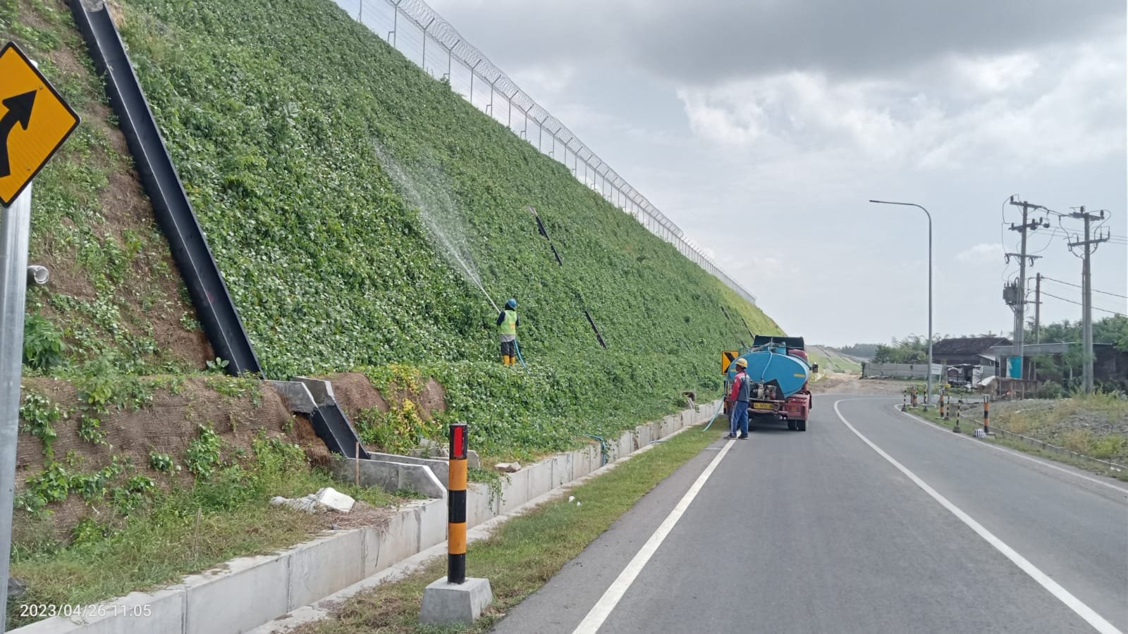 Hero Section Hydroseeding Slope Protection