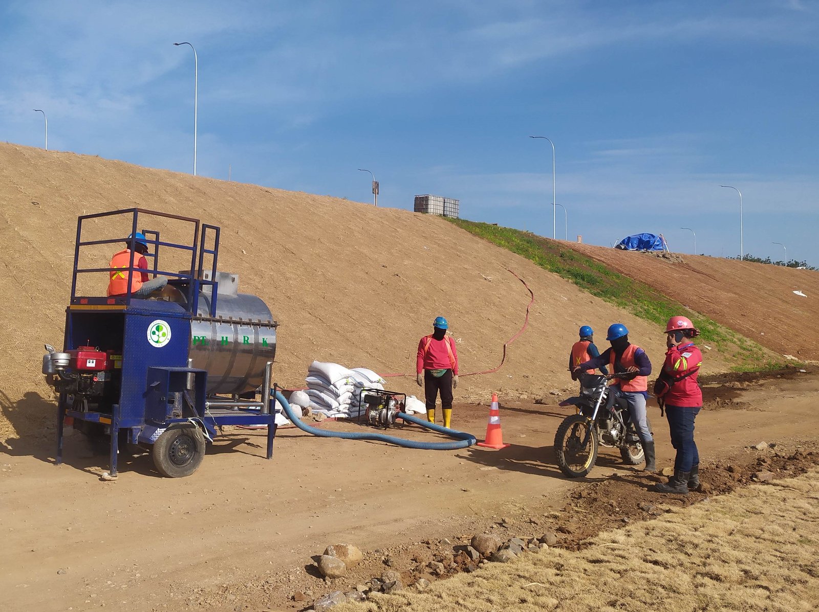 Hero Section Hydroseeding Slope Protection