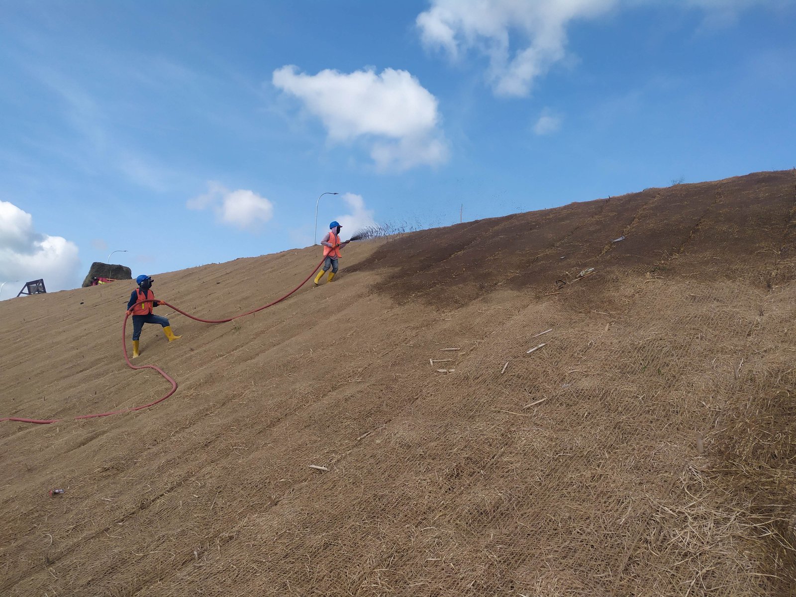 Hero Section Hydroseeding Slope Protection